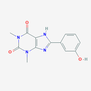 3-(1,3-dimethyl-2,6-dioxo-2,3,6,7-tetrahydro-1H-purin-9-ium-8-yl)phenolate