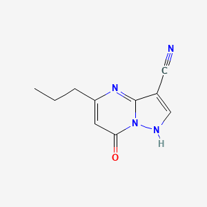 molecular formula C10H10N4O B2954287 7-Hydroxy-5-propylpyrazolo[1,5-a]pyrimidine-3-carbonitrile CAS No. 904500-44-3