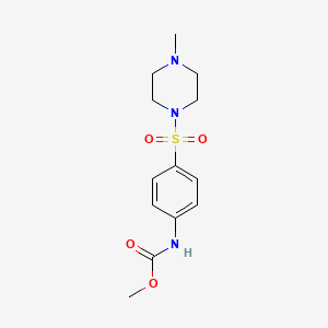 B2954289 Methyl (4-((4-methylpiperazin-1-yl)sulfonyl)phenyl)carbamate CAS No. 301683-50-1