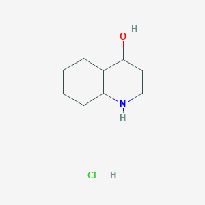 molecular formula C9H18ClNO B2954503 Decahydro-quinolin-4-ol hydrochloride CAS No. 90949-77-2