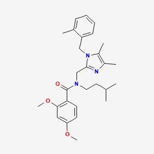 molecular formula C28H37N3O3 B2954528 GLP-1 antagonist CAS No. 475466-57-0