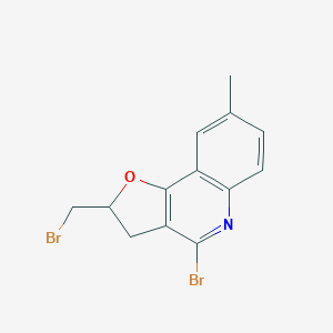 4-Bromo-2-(bromomethyl)-8-methyl-2,3-dihydrofuro[3,2-c]quinoline