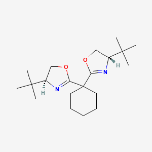 (4S,4'S)-2,2'-(Cyclohexane-1,1-diyl)bis(4-(tert-butyl)-4,5-dihydrooxazole)