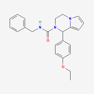 molecular formula C23H25N3O2 B2954589 N-苄基-1-(4-乙氧基苯基)-3,4-二氢吡咯并[1,2-a]吡嗪-2(1H)-甲酰胺 CAS No. 900002-57-5