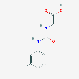 molecular formula C10H12N2O3 B2954592 2-{[(3-甲基苯基)氨基羰基]氨基}乙酸 CAS No. 133115-37-4