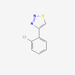 molecular formula C8H5ClN2S B2954597 4-(2-氯苯基)噻二唑 CAS No. 77414-46-1