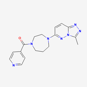 [4-(3-Methyl-[1,2,4]triazolo[4,3-b]pyridazin-6-yl)-1,4-diazepan-1-yl]-pyridin-4-ylmethanone