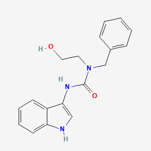 molecular formula C18H19N3O2 B2954629 1-benzyl-1-(2-hydroxyethyl)-3-(1H-indol-3-yl)urea CAS No. 899736-25-5