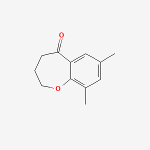 7,9-Dimethyl-2,3,4,5-tetrahydro-1-benzoxepin-5-one