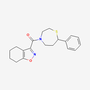 (7-Phenyl-1,4-thiazepan-4-yl)(4,5,6,7-tetrahydrobenzo[d]isoxazol-3-yl)methanone