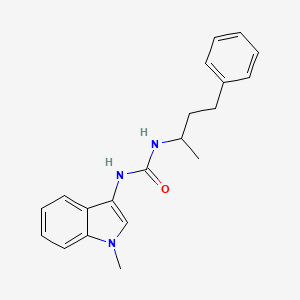 1-(1-methyl-1H-indol-3-yl)-3-(4-phenylbutan-2-yl)urea