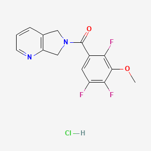 5,7-Dihydropyrrolo[3,4-b]pyridin-6-yl-(2,4,5-trifluoro-3-methoxyphenyl)methanone;hydrochloride