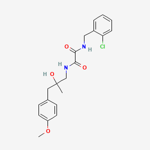 molecular formula C20H23ClN2O4 B2954759 N1-(2-chlorobenzyl)-N2-(2-hydroxy-3-(4-methoxyphenyl)-2-methylpropyl)oxalamide CAS No. 1396884-70-0