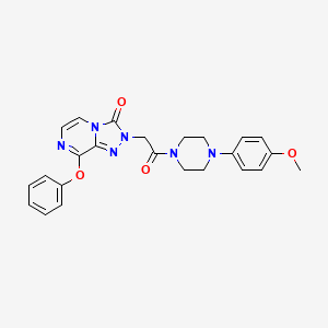 molecular formula C24H24N6O4 B2954767 N-(3-chlorophenyl)-2-[(2-ethylphenyl)amino]-4-methyl-1,3-thiazole-5-carboxamide CAS No. 1116060-89-9