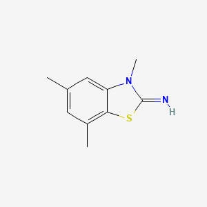 3,5,7-trimethylbenzo[d]thiazol-2(3H)-imine