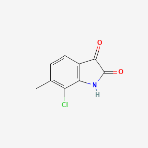 molecular formula C9H6ClNO2 B2954787 7-Chloro-6-methylisatin CAS No. 129833-53-0