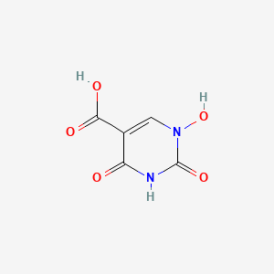 molecular formula C5H4N2O5 B2954790 1-Hydroxy-2,4-dioxopyrimidine-5-carboxylic acid CAS No. 89282-14-4
