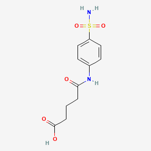 molecular formula C11H14N2O5S B2954808 4-(4-Sulfamoyl-phenylcarbamoyl)-butyric acid CAS No. 99842-19-0