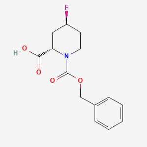(2S,4S)-4-Fluoro-piperidine-1,2-dicarboxylic acid 1-benzyl ester