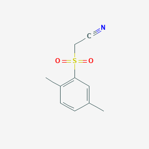molecular formula C10H11NO2S B2954815 [(2,5-Dimethylphenyl)sulfonyl]acetonitrile CAS No. 893724-52-2