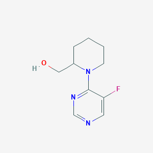 molecular formula C10H14FN3O B2954828 (1-(5-Fluoropyrimidin-4-yl)piperidin-2-yl)methanol CAS No. 2309541-12-4