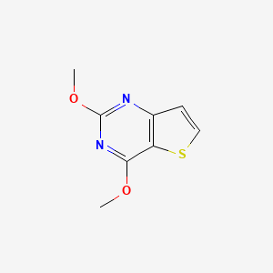 molecular formula C8H8N2O2S B2954861 2,4-Dimethoxythieno[3,2-d]pyrimidine CAS No. 16229-02-0