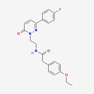 2-(4-ethoxyphenyl)-N-(2-(3-(4-fluorophenyl)-6-oxopyridazin-1(6H)-yl)ethyl)acetamide