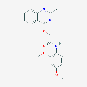 N-(2,4-dimethoxyphenyl)-2-[(2-methylquinazolin-4-yl)oxy]acetamide