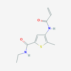 N-Ethyl-5-methyl-4-(prop-2-enoylamino)thiophene-2-carboxamide