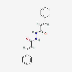 (2E)-3-phenyl-N'-[(2E)-3-phenylprop-2-enoyl]prop-2-enehydrazide