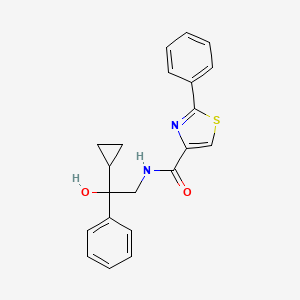 N-(2-cyclopropyl-2-hydroxy-2-phenylethyl)-2-phenylthiazole-4-carboxamide