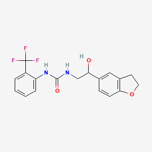 1-(2-(2,3-Dihydrobenzofuran-5-yl)-2-hydroxyethyl)-3-(2-(trifluoromethyl)phenyl)urea