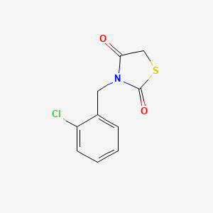 3-[(2-Chlorophenyl)methyl]-1,3-thiazolidine-2,4-dione