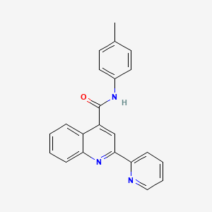 2-(pyridin-2-yl)-N-(p-tolyl)quinoline-4-carboxamide