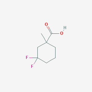 3,3-Difluoro-1-methylcyclohexane-1-carboxylic acid