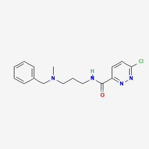 N-{3-[benzyl(methyl)amino]propyl}-6-chloropyridazine-3-carboxamide