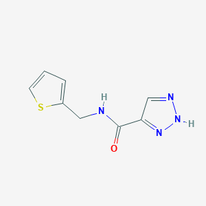 molecular formula C8H8N4OS B2955065 N-(2-thienylmethyl)-1H-1,2,3-triazole-5-carboxamide CAS No. 1487005-49-1