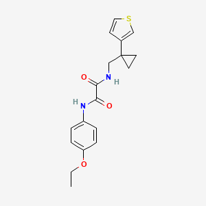 N'-(4-Ethoxyphenyl)-N-[(1-thiophen-3-ylcyclopropyl)methyl]oxamide