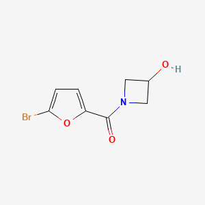 (5-Bromofuran-2-yl)-(3-hydroxyazetidin-1-yl)methanone