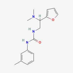 1-(2-(Dimethylamino)-2-(furan-2-yl)ethyl)-3-(m-tolyl)urea