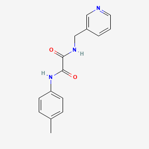 molecular formula C15H15N3O2 B2955166 N-Pyridin-3-ylmethyl-N'-p-tolyl-oxalamide CAS No. 331425-62-8