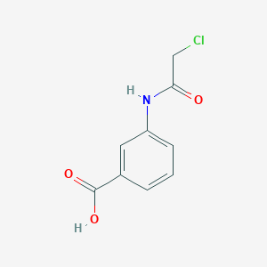 molecular formula C9H8ClNO3 B2955182 3-(2-Chloroacetamido)benzoic acid CAS No. 28547-08-2