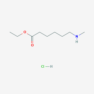 molecular formula C9H20ClNO2 B2955204 Ethyl 6-(methylamino)hexanoate hydrochloride CAS No. 65498-93-3