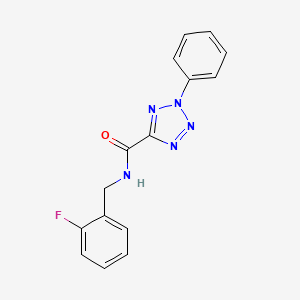 N-(2-fluorobenzyl)-2-phenyl-2H-tetrazole-5-carboxamide