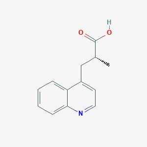 (2R)-2-Methyl-3-quinolin-4-ylpropanoic acid