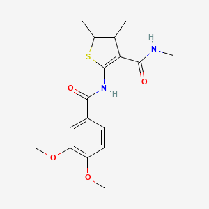 2-(3,4-dimethoxybenzamido)-N,4,5-trimethylthiophene-3-carboxamide