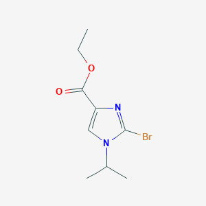 molecular formula C9H13BrN2O2 B2955277 ethyl 2-bromo-1-isopropyl-1H-imidazole-4-carboxylate CAS No. 1448869-67-7