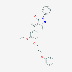 4-[3-ethoxy-4-(3-phenoxypropoxy)benzylidene]-5-methyl-2-phenyl-2,4-dihydro-3H-pyrazol-3-one