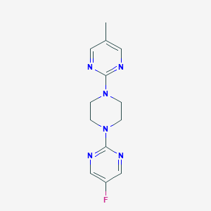 2-[4-(5-Fluoropyrimidin-2-yl)piperazin-1-yl]-5-methylpyrimidine