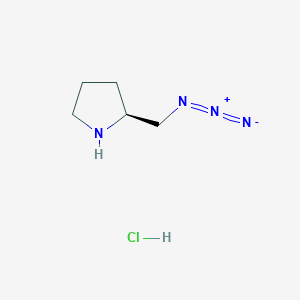 molecular formula C5H11ClN4 B2955320 (S)-2-(Azidomethyl)pyrrolidine HCl CAS No. 2152667-70-2